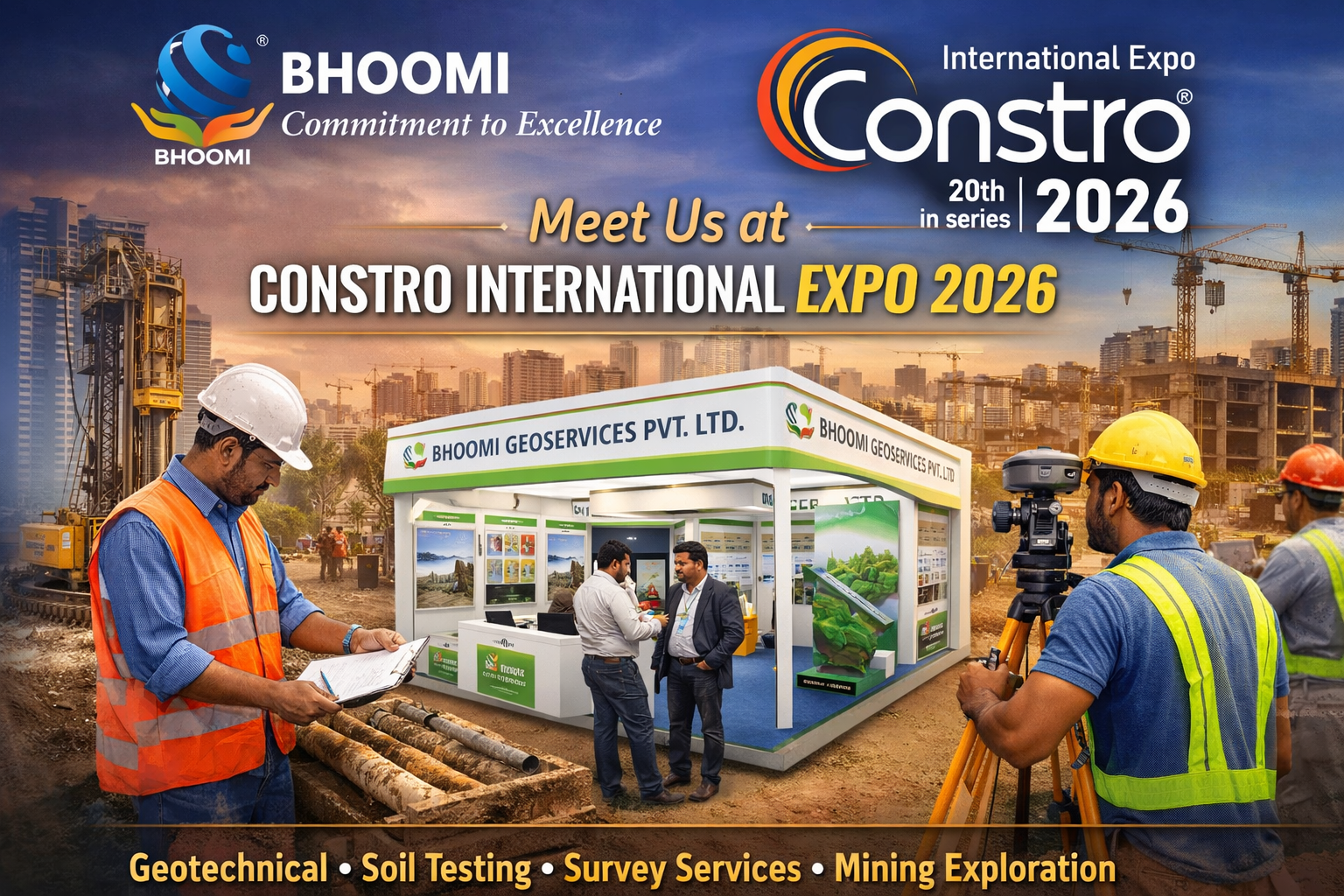 Bhoomi Geoservices at Constro International Expo 2026
